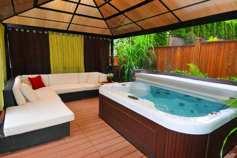 Backyard Hot Tub Privacy Ideas